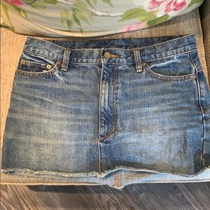 Free People Denim Skirt